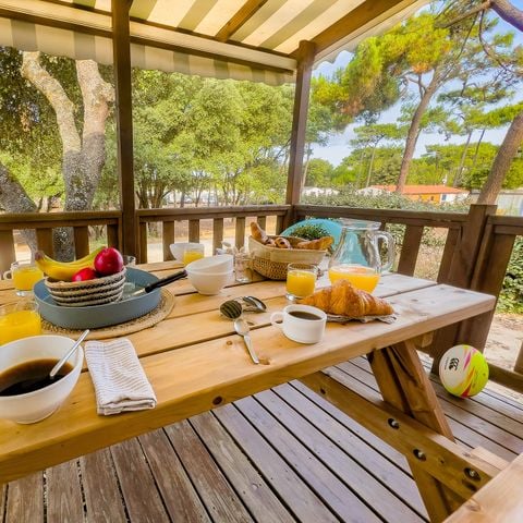Mobile home 6 persons - Mobile-home Océan TV Plancha - 3 bedrooms - sleeps 6