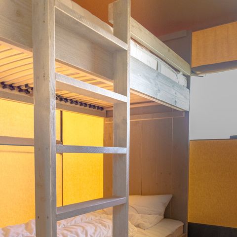 Tent van canvas en hout 5 personen - SAFARI