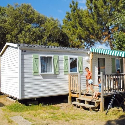 Stacaravan 6 personen - 3 slaapkamers - TV