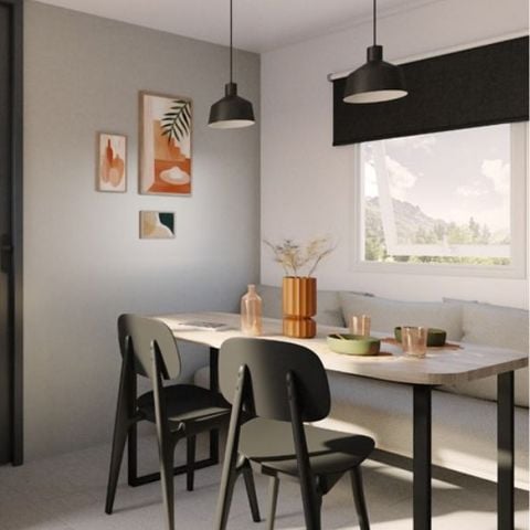 Mobilheim 4 personen - „Cocoon+“ für - 2 Schlafzimmer - 23 m²