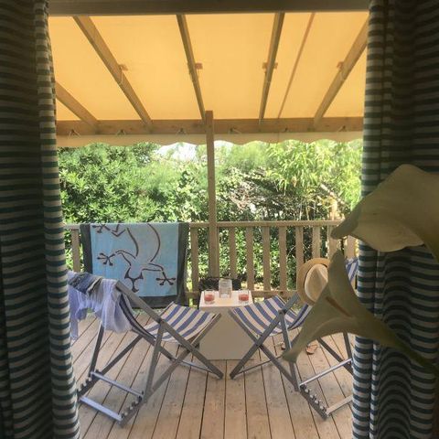 Stacaravan 6 personen - C- Caribische stacaravan - 2 slaapkamers