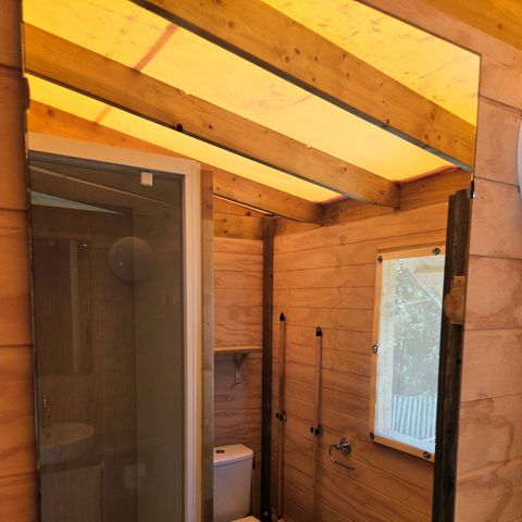 LODGE 5 personen - C - Lodge Pilotis - 2 slaapkamers, 24 m², met overdekt terras