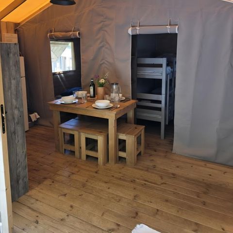 LODGE 5 personen - C - Lodge Pilotis - 2 slaapkamers, 24 m², met overdekt terras
