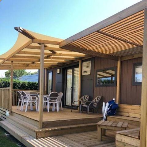 Stacaravan 6 personen - C- Middellandse Zee, 3 slaapkamers