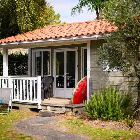 Chalet 4 personnes - CHALET CONFORT 2ch. - 35m2 - terrasse intégrée 4 pers