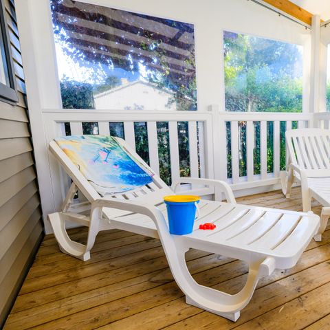 Mobilheim 6 Personen - SIGNATURE PRESTIGE 3 Zi. 6 Pers. - 36m2 - überdachte Terrasse 6 pers.