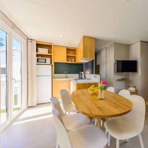 Mobilheim 6 Personen - SIGNATURE PRESTIGE 3 Zi. 6 Pers. - 36m2 - überdachte Terrasse 6 pers.