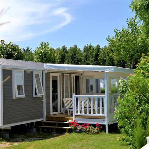 MOBILHOME 6 personnes - Prestige Plus 3 ch / 2 sdb (terrasse couverte fermée)
