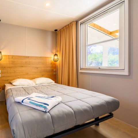 Stacaravan 6 personen - D/ SIGNATURE PRESTIGE 3 slaapkamers. 6 pers. - 36m2 - overdekt terras