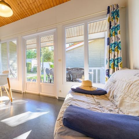 Chalet 4 personnes - D/ CHALET CONFORT 2 chambres - 35m2 - terrasse intégrée 4 pers