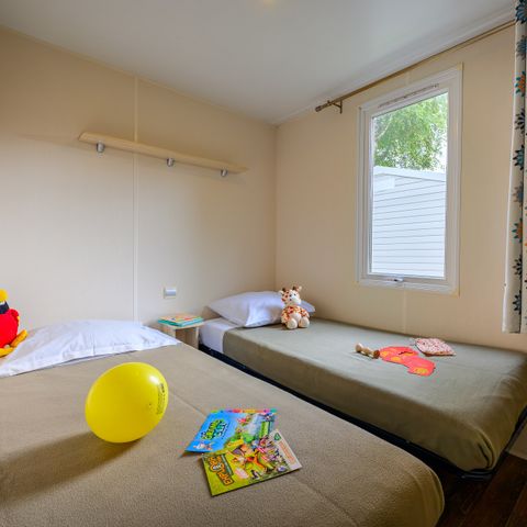 MOBILHOME 4 personas - D/ LOISIR CONFORT 2 habitaciones 4 pers. - 25m2 - terraza con parasol 4 pers.