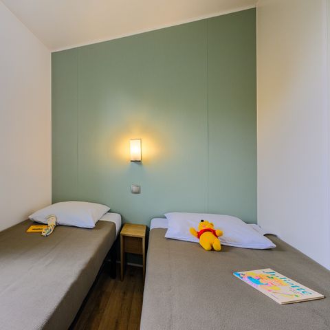 MOBILHOME 6 personas - D/ COTTAGE CONFORT 3bed. 6 pers. - 35m2 - terraza con parasol