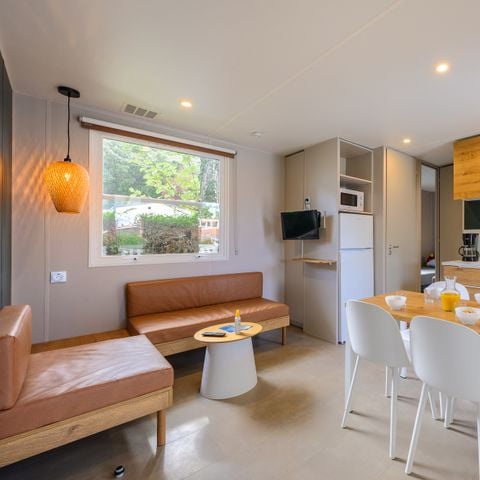 Mobilhome 6 personnes - SIGNATURE - CONFORT - PLUS - 3 chambres - 35m2 - Terrasse couverte
