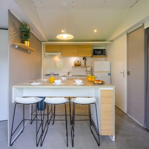 MOBILE HOME 5 people - COTTAGE CONFORT 2 bedrooms 4/5 pers. - 30m2 - terrace with sunshade 5 pers.