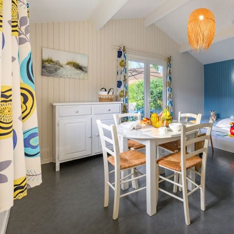 Chalet 4 personnes - CHALET CONFORT 1 chambres - 25m2 - terrasse parasol 4 pers