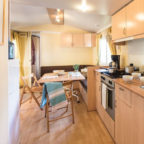 Mobilheim 4 personen - Classic | 2 Zi. | 4 Pers. | Erhöhte Terrasse