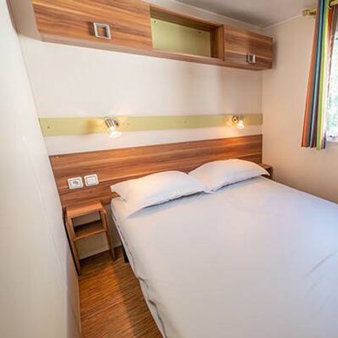 Mobilheim 5 personen - Classic | 2 Schlafz. | 5 Pers. | Erhöhte Terrasse | 1 Bad
