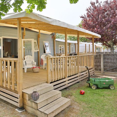 BUNGALOW 6 personnes - Comfort XL | 3 Ch. | 6 Pers. | Terrasse surélevée