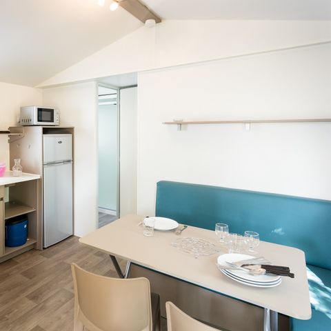 Stacaravan 5 personen - Mobile-home | Comfort XL | 2 slaapkamers | 5 pers. | Verhoogd terras | Airconditioning