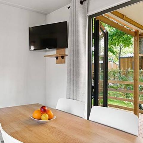 BUNGALOW 8 personas - Mobil home | Premium | 4 Dormitorios | 8 Pers | Terraza Salón | 2 baños | Aire acondicionado | TV