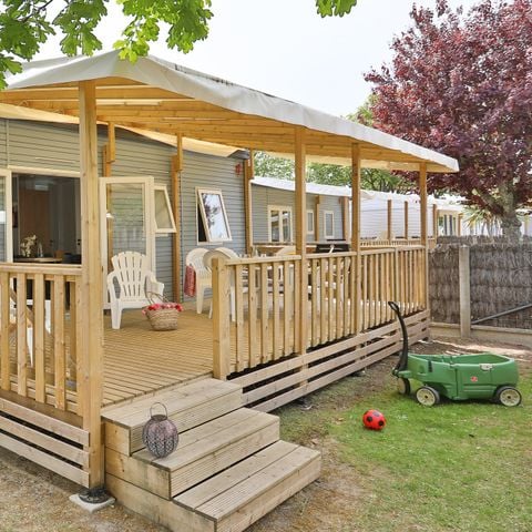 BUNGALOW 5 personnes - Comfort XL | 2 Ch. | 5 Pers. | Terrasse surélevée | Clim.