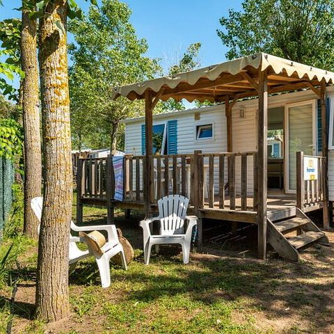 Mobilheim 4 personen - Mobilheim | Comfort | 2 Zi. | 4 Pers. | Erhöhte Terrasse