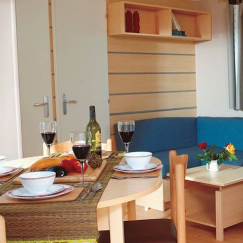 BUNGALOW 6 people - Mobile-home | Classic | 3 Bedrooms | 6 Pers. | Terrace with elevation, not covered