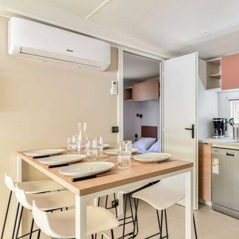 MOBILE HOME 6 people - Mobil-home | Premium | 3 Bedrooms | 6 Pers | Terrace Lounge | Air conditioning | TV