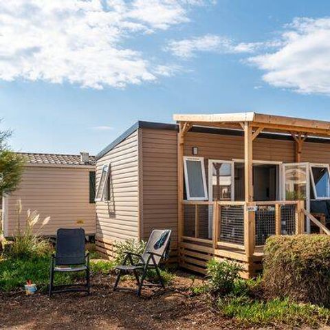 MOBILE HOME 6 people - Mobil-home | Premium | 3 Bedrooms | 6 Pers | Terrace Lounge | Air conditioning | TV