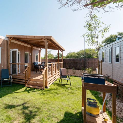 MOBILE HOME 4 people - Premium | 2 Bedrooms | 4 Pers. | Terrace Lounge | Air conditioning