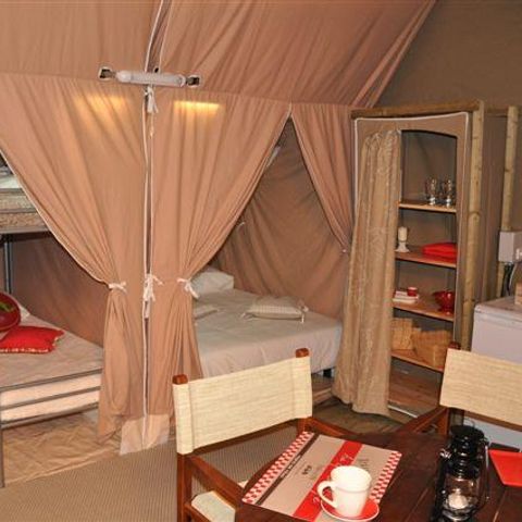 Safaritent 5 personen - Lodge Canada 2ch. 5 pers.