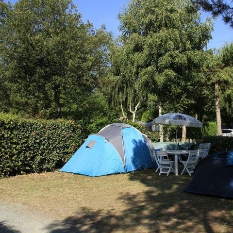 STAANPLAATS - Standplaats voor tent + 1 auto + elektriciteit 10A + water 2/6 pers