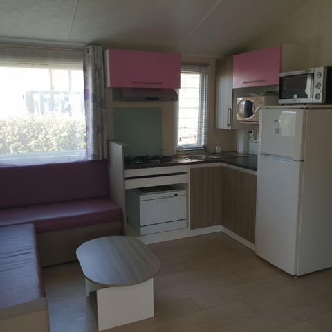 BUNGALOW 6 personnes - CAMPING ACAPULCO  3 chambres +2 SDB+terrasse couverte (lave-vaisselle )36/40m²