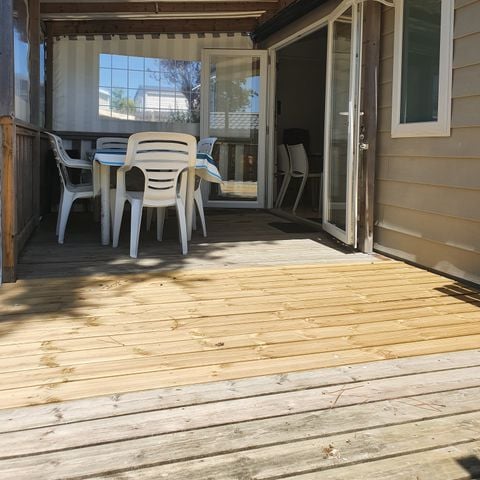 MOBILHOME 6 personnes - CAMPING ACAPULCO  3 chambres +2 SDB+terrasse couverte (lave-vaisselle )36/40m²