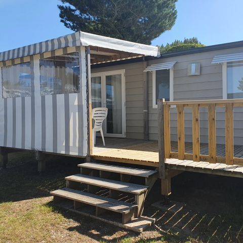 Mobilheim 6 Personen - CAMPING ACAPULCO 3 Schlafzimmer +2 Badezimmer+überdachte Terrasse (Geschirrspüler )36/40m²