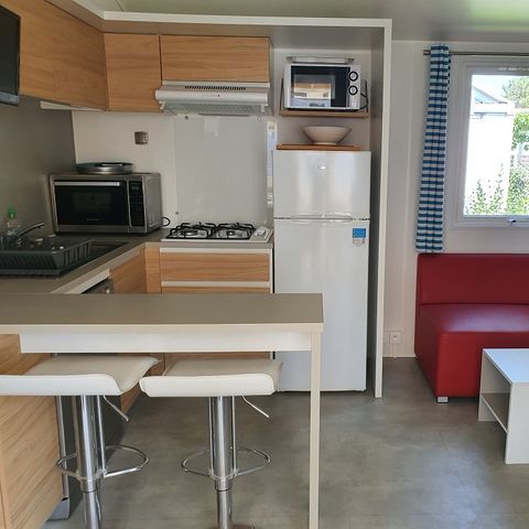 Mobilheim 4 Personen - ACAPULCO MH 2 Schlafzimmer GRAND CONFORT RESIDENTIAL überdachte Terrasse (117)