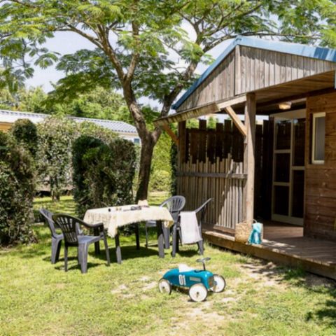 MOBILHOME 4 personas - CONFORT EN CASA DE CAMPO