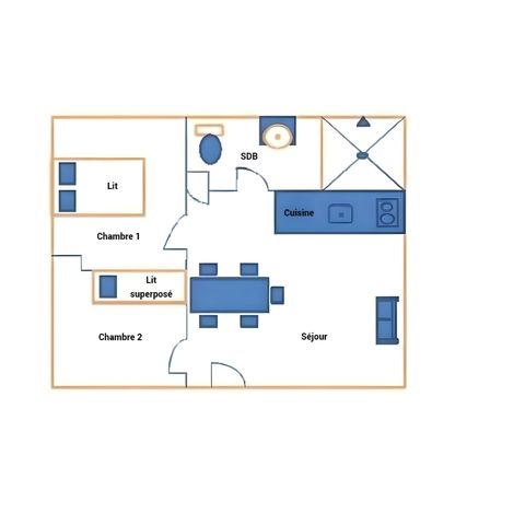 COUNTRY HOUSE 2 people