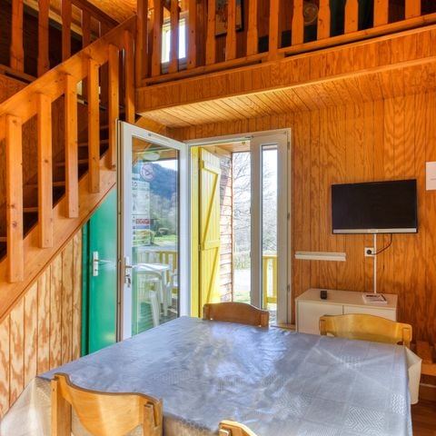 CHALET 5 personas - Chalet de 2 habitaciones con zona de dormitorio para 5 personas