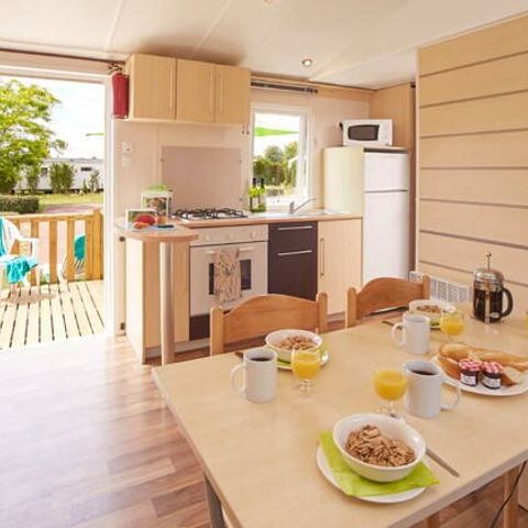 Stacaravan 6 personen - Stacaravan | Klassiek | 2 Slaapkamers | 4/6 Pers. | Single terras