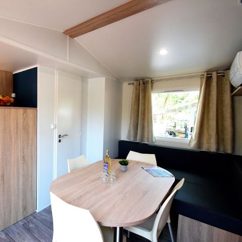 Stacaravan 6 personen - 4/6pl 2bed (airconditioning, TV, LV)