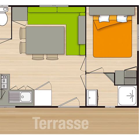 Stacaravan 6 personen - ECO
