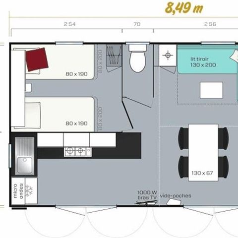 CASA MOBILE 4 persone - Premium Grande