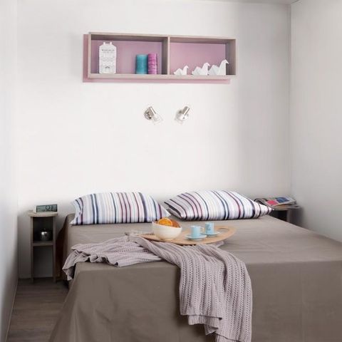 Mobilheim 6 Personen - MOBILHEIM MIT 3 SCHLAFZIMMERN UND TEILWEISE ÜBERDACHTER TERRASSE für 6 Personen