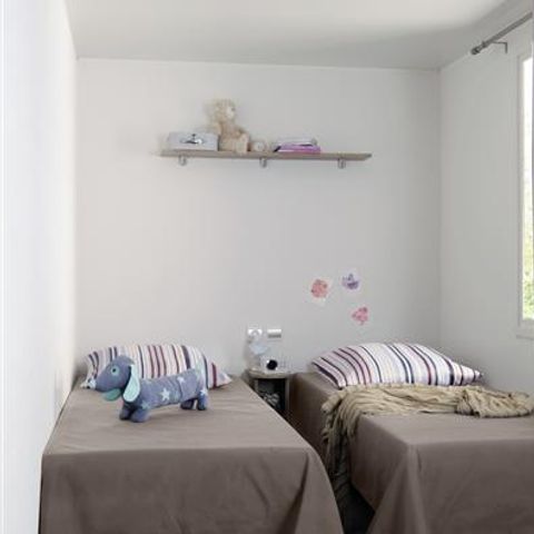 MOBILHOME 6 personas - TERRAZA SEMICUBIERTA