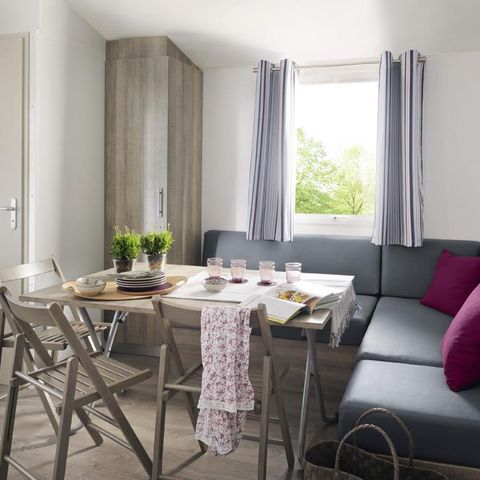 Mobilheim 6 Personen - MOBILHEIM MIT 3 SCHLAFZIMMERN UND TERRASSE für 6 Personen