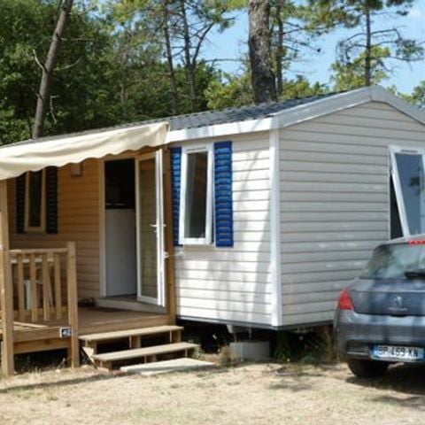 Stacaravan 6 personen - STAANCARAVAN MET 3 SLAAPKAMERS EN TERRAS, voor 6 personen