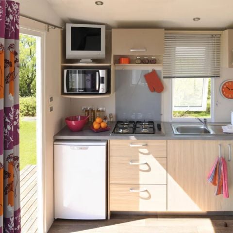 Stacaravan 2 personen - STACARAVAN MET 1 SLAAPKAMER EN TERRAS 16-20 m² 2 personen