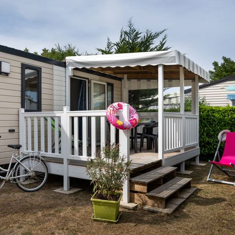 Mobile home 5 persons - Grand Confort 27m² / 2 bedrooms - covered terrace