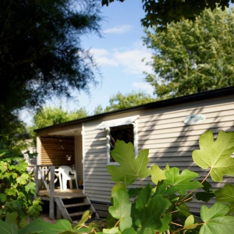 Stacaravan 5 personen - Résidence O'HARA PANORAMIQUE MODERN ECO-CONCU / 28m2 - 2 slaapkamers - Halfoverdekt terras 5/6 pers